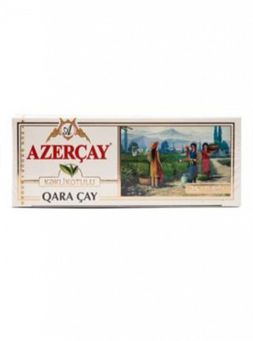 Çay \ Чай \ Tea Azərçay kəklikotulu qara çay (paket) 25 ədəd