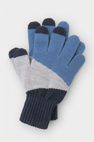 Перчатки  для мальчика  КВ 10014/темно-синий