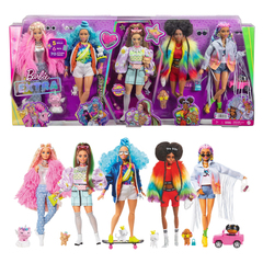 Коллекционный набор 5 кукол Барби Barbie Extra