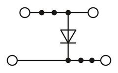 QTTCB 1,5-DIO/O-U-Клеммный блок