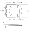 BelBagno BB5180CH-TOR/SC TRE-TOR Унитаз подвесной, безободковый, с системой смыва "Торнадо", с сиденьем soft close, BB5180CH-TOR/SC