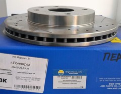 ДИСК ТОРМОЗНОЙ ПЕРЕДНИЙ GENTRA, LACETTI AMD.SPORT К-Т 2 ШТ