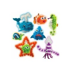 Конструктор"Липучка", серия"Морские животные", светится в темноте, 200 элементов