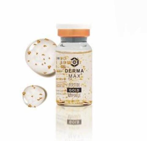 Высокообогащённая сыворотка с золотыми пептидами DERMAMAX MULTI PEPTIDE GOLD (омолаживающая сыворотка с золотыми пептидами) 1 ампула  8 мл