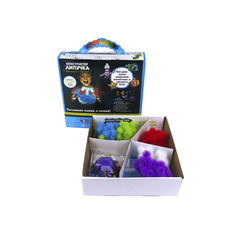 Конструктор"Липучка", серия"Морские животные", светится в темноте, 200 элементов