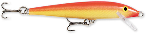 Воблер плавающий Rapala Original Floater F11-GFR (1,2м-1,8м, 11 см 6 гр)