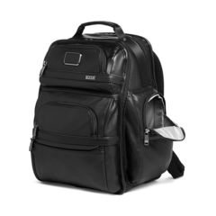 Рюкзак кожаный для ноутбука/Black