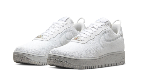 Кроссовки Nike Air Force 1 Low - Crater Flyknit White Platinum Tint