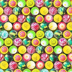 Мячи-прыгуны 25 мм «История джунглей» 300 шт