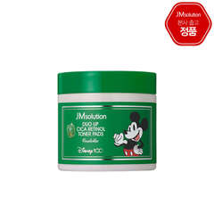 Тонер-пэды с центеллой и ретинолом JMSOLUTION Disney Duo Up Cica Retinol Toner Pads 70 шт