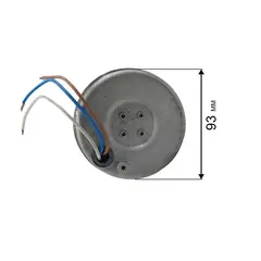 Двигатель эл. QUATTRO ELEMENTI D1100F Inox вал овальный (770-742-000E)