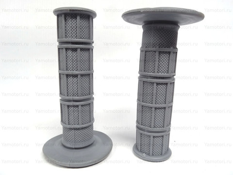 Мото грипсы FAST PRO, мягкие ручки руля, серые