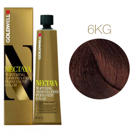 Goldwell Nectaya 6KG (медный темно-золотистый) - Краска для волос