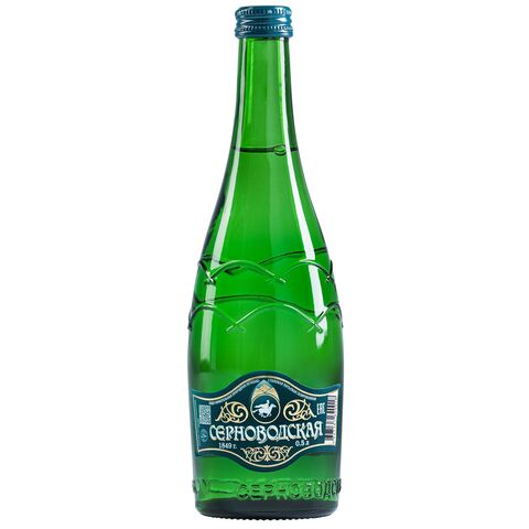 Вода минеральная Серноводская с газом 0,5 л Стекло
