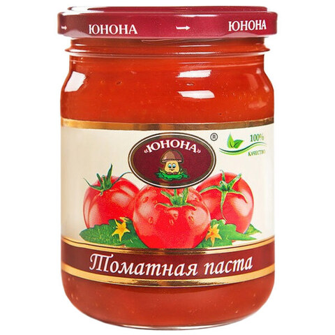 Томатная паста с.в. 25% 500г ст/б Юнона