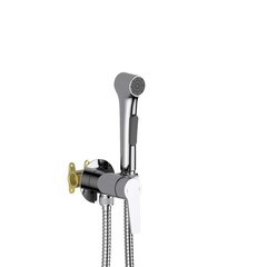 Aquatek AQ1719CR AQ1719CR ЛУГАНО комплект для гигиенического душа встроенный (смеситель + гигиеническая лейка + шланг) фото