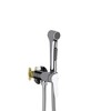 Aquatek AQ1719CR AQ1719CR ЛУГАНО комплект для гигиенического душа встроенный (смеситель + гигиеническая лейка + шланг)