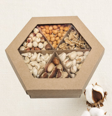 Упаковка для орехов 240*215*30 ММ. КРАФТ