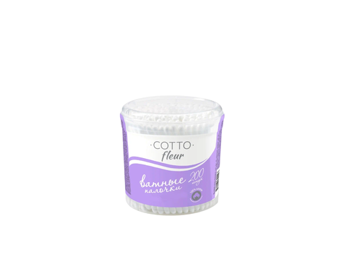 Ватные палочки в цилиндре cotto fleur 200шт