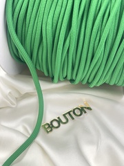 Шнур круглый зелёный метражом 5 мм