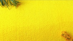 Фетр средней жесткости 2 мм, ш. 1 м, 215,4 гр/м2, жёлтый