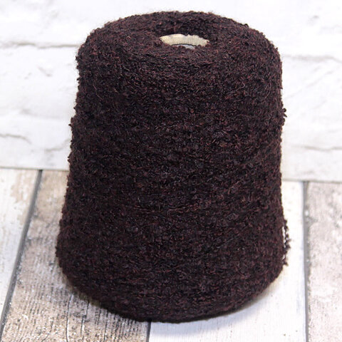 Бэби альпака букле POLOPELI BABY B2 коричневый меланж