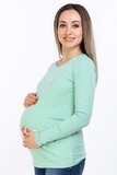 Лонгслив для беременных 10989 ментол