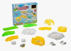 Трек с домиками для питомца на батар., озвученный, BOX 32×38×8 см, 4 вида.