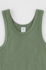 майка  для мальчика  К 1182-2уп/папоротник,темно-бежевый