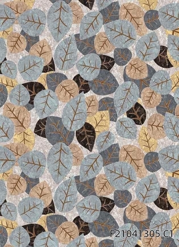 В ПУТИ, НОЯБРЬСКИЕ ЛИСТЬЯ, СЕРЫЙ - 100% хлопок