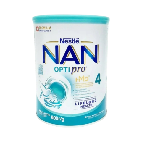 Нан 4 молочная смесь 800гр