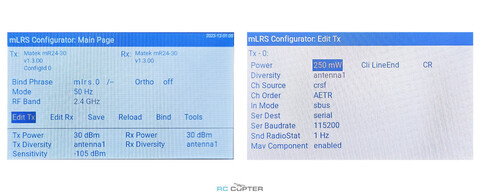 Передающий модуль Matek mR24-30-TX mLRS (MAVLink) 2.4GHz TX Module KIT (набор для сборки)