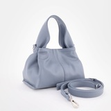 Сумка Саломея 2026 гладкий серо-голубой