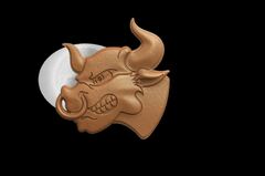 Силиконовый молд № 496 Бык