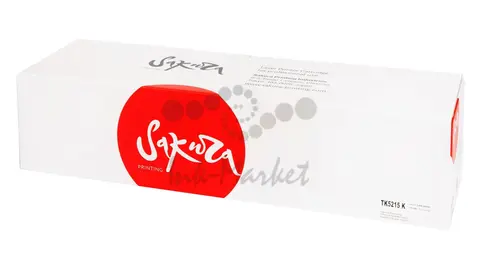 Картридж Sakura TK5215K (1T02R60NL0) для Kyocera, MitaTASKalfa406ci, черный, 20000 к.
