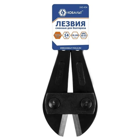 Лезвия сменные для болтореза КОБАЛЬТ 600 мм, CR-MO, макс. диаметр реза до 8 мм (242-410)