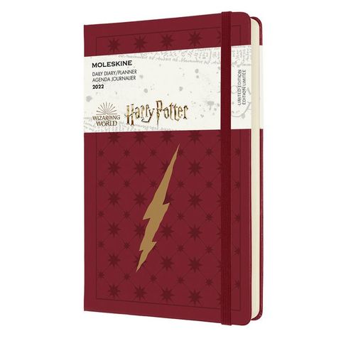 Ежедневник Moleskine (DHP12DC3Y22) LE Harry Potter Large 130х210мм 400стр. бордовый
