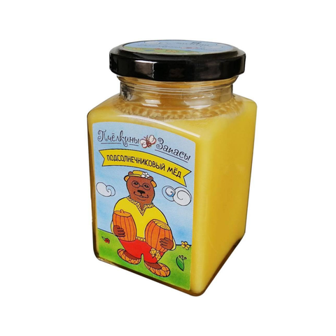 Мёд Подсолнечниковый, 300г (Мусихин)