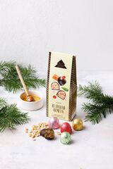 Кедровая комета ассорти / клюква, земляника, шишка, классическая / 70 г / ТМ Сибирские конфеты