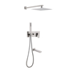 Abber AF8217SP Душевая система Abber Daheim AF8217SP скрытого монтажа с изливом, сатин