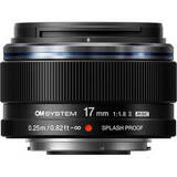 Объектив OM System M.Zuiko Digital 17mm F1.8 II черный