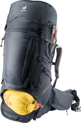 Картинка рюкзак туристический Deuter Aircontact Pro 85+10 Black - 10