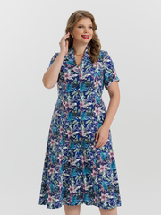 4536 Халат на пуговицах