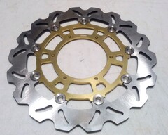 Диск тормозной передний лепестковый на BMW F 700 / 800 / G 650 золотой