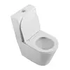 BelBagno BB2149CPR/SC FLAY-R Чаша унитаза безободкового с сиденьем дюропласт soft close P-trap, BB2149CPR/SC