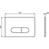 Ideal Standard T3868V1/115A6 Промо-набор 3 в 1 (Унитаз T0079V1 и сиденье T3527V1 TESI, инсталляция R020467 PROSYS, панель смыва R0115A6 OLEAS)