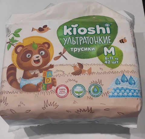 Трусики Kioshi ультратонкие, 6-11 кг (M)