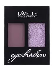 LavelleCollection Тени для век ES32 двухцветные тон 06 фиалковый/фиолетовый шиммер