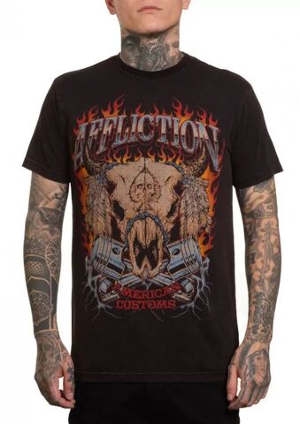 Affliction | Футболка мужская EXHAUST Tee A27878  перед