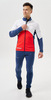 Элитная лыжная куртка Nordski Pro 2.0 White/Red/Blue мужская